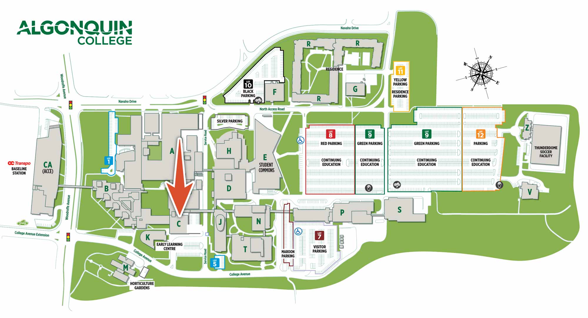 algonquin college woodroffe campus map Ac Computer Graphics Designthinkers algonquin college woodroffe campus map