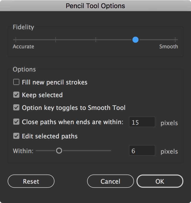 pencil-tool-options