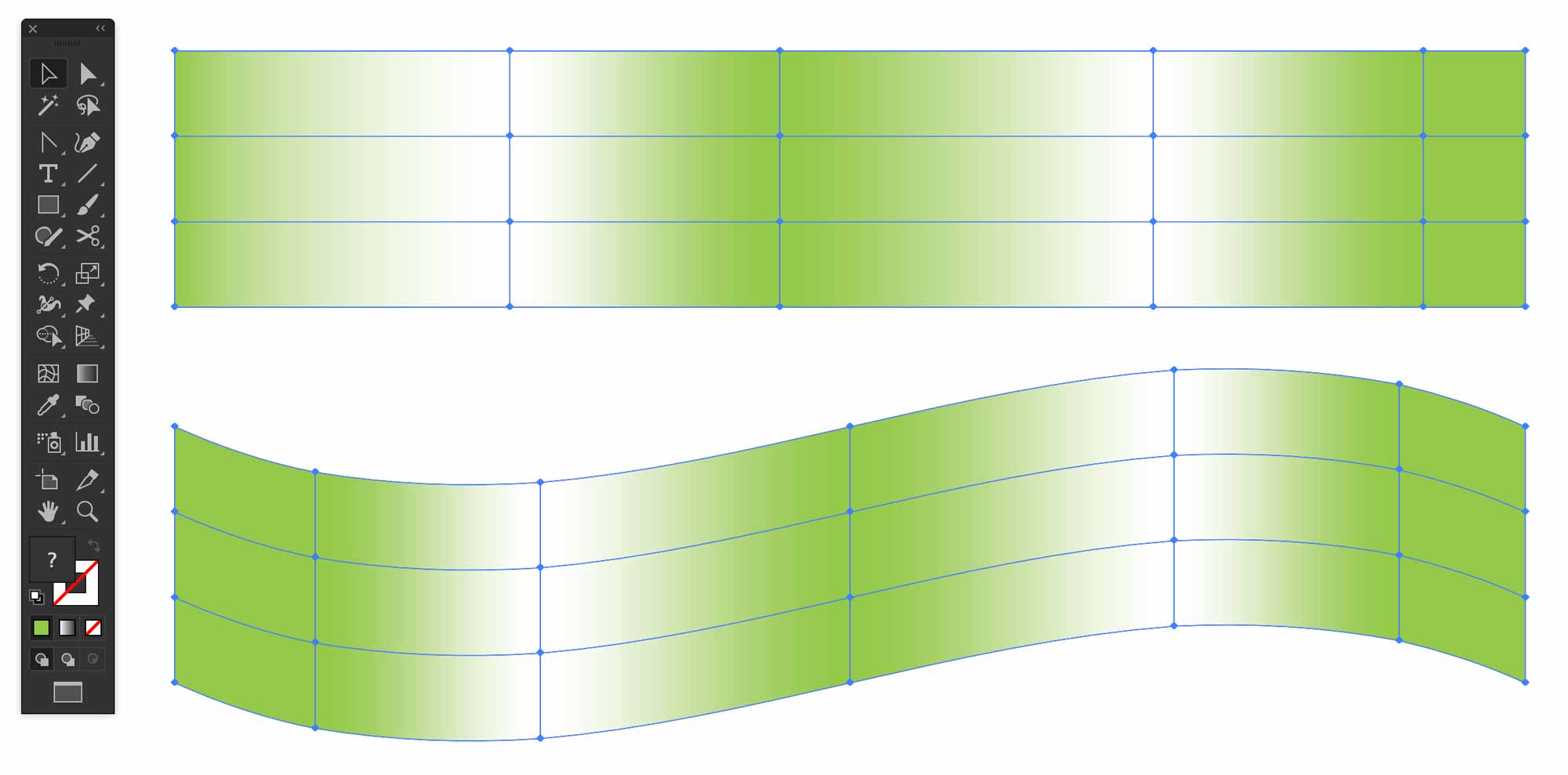 gradient-mesh-irregular-shape