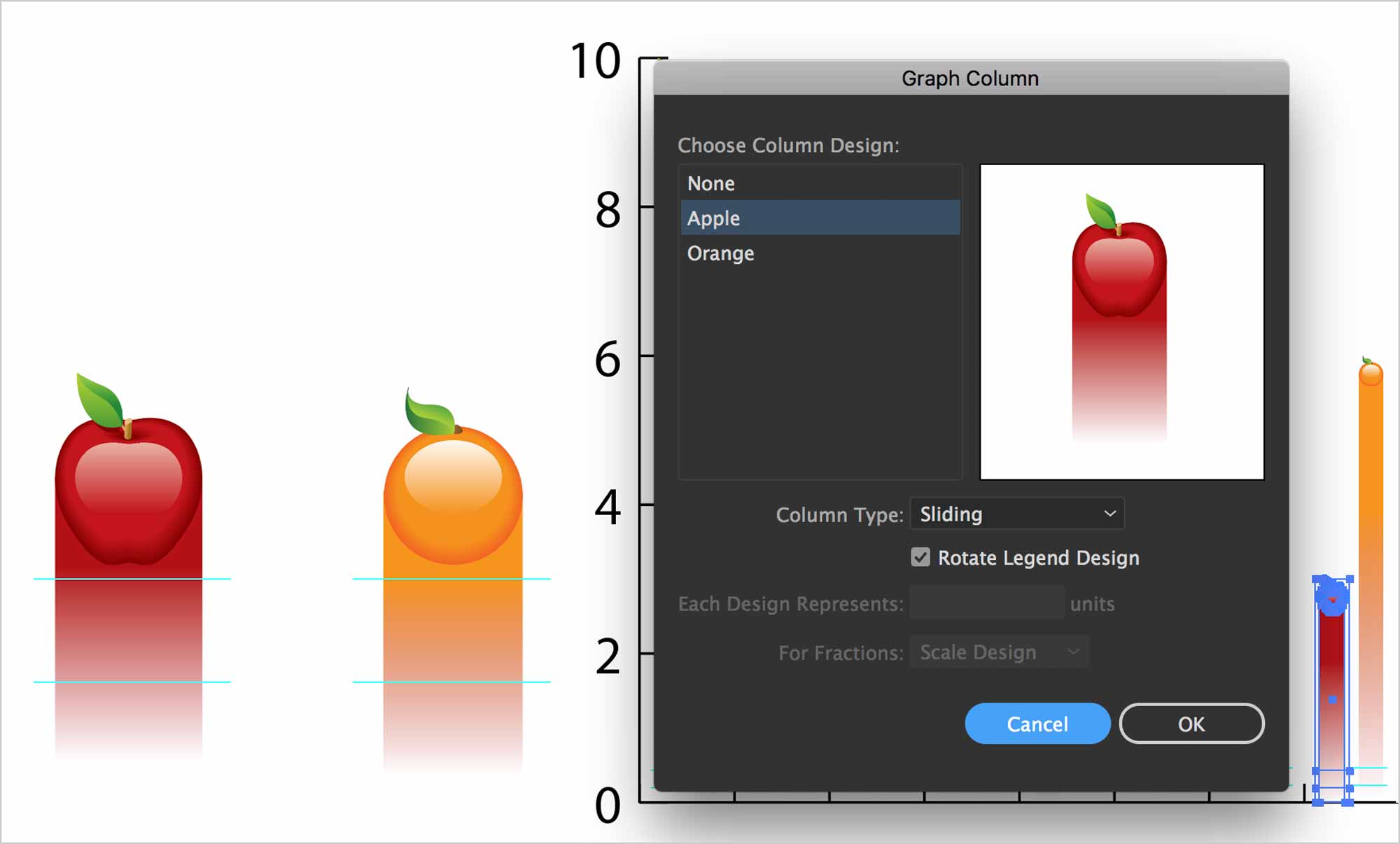 graph-sliding-column-design