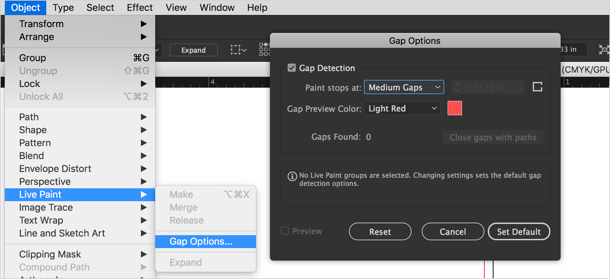 live-paint-gap-detection