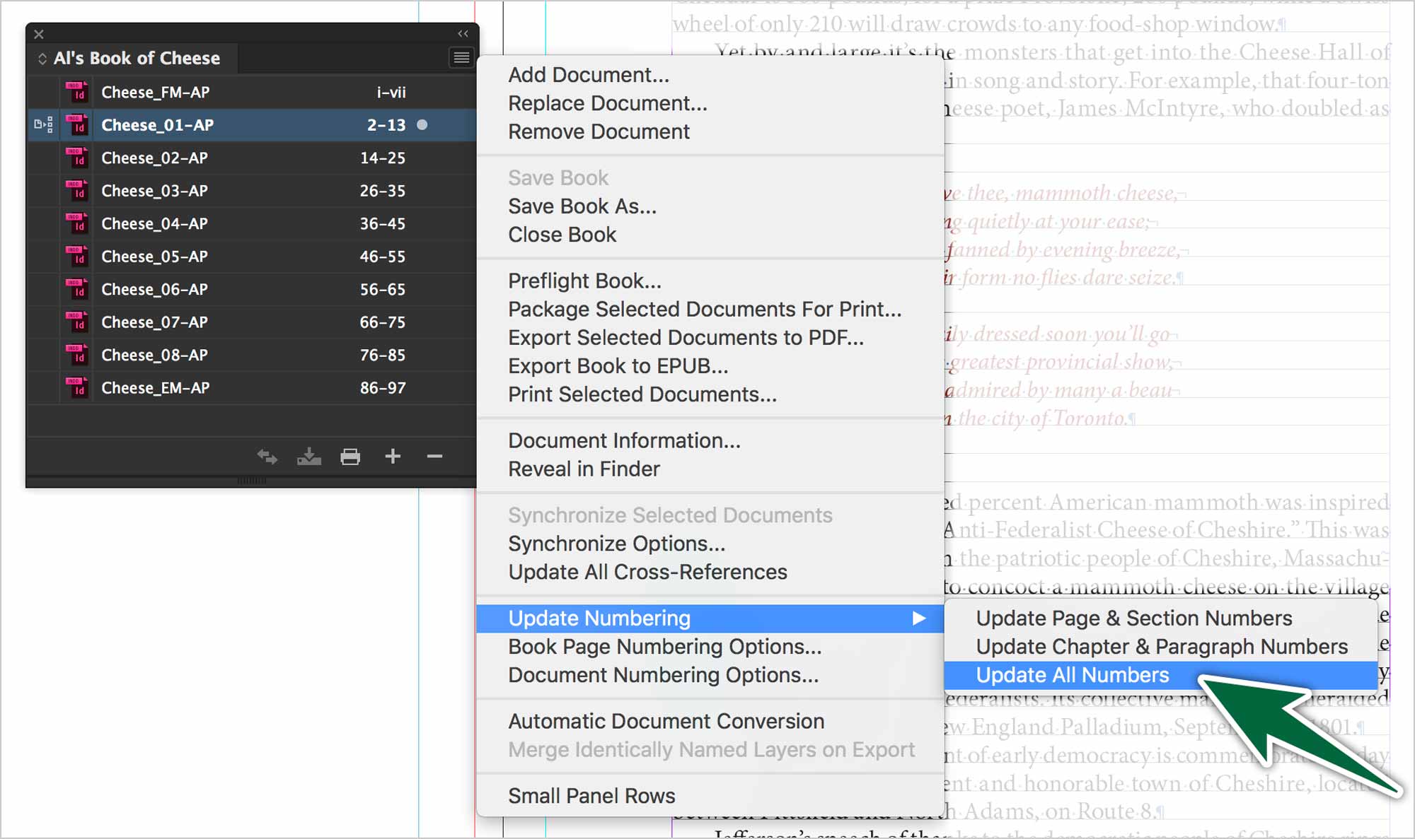 indesign-books-update-numbering