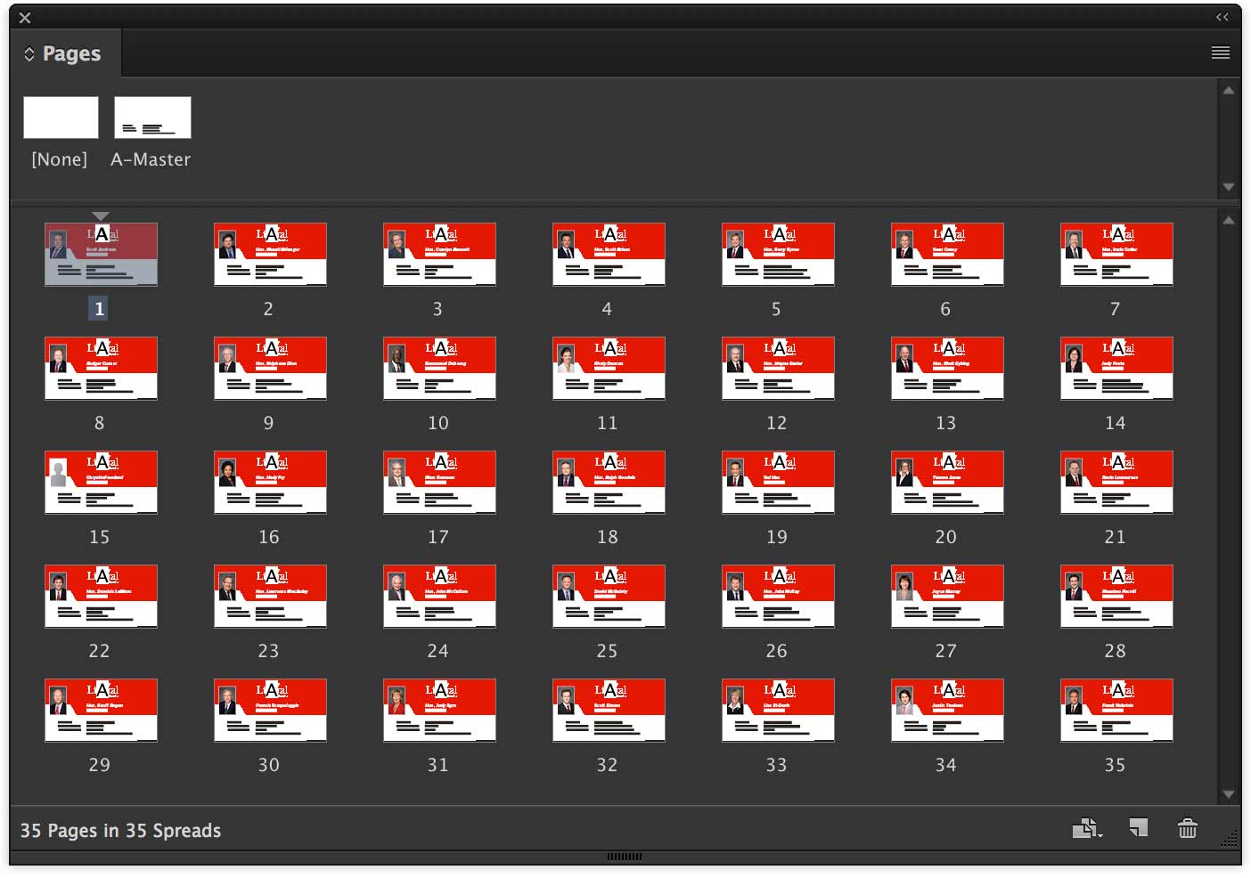 data merge pages