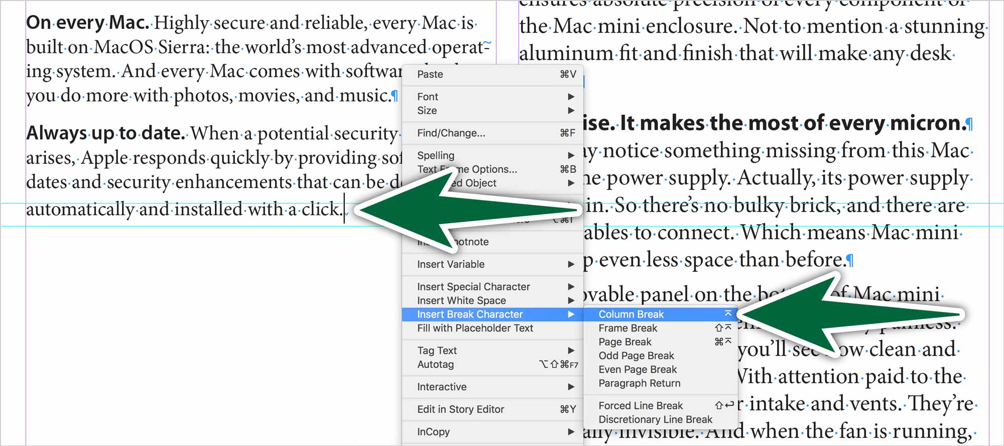 indesign-column-break