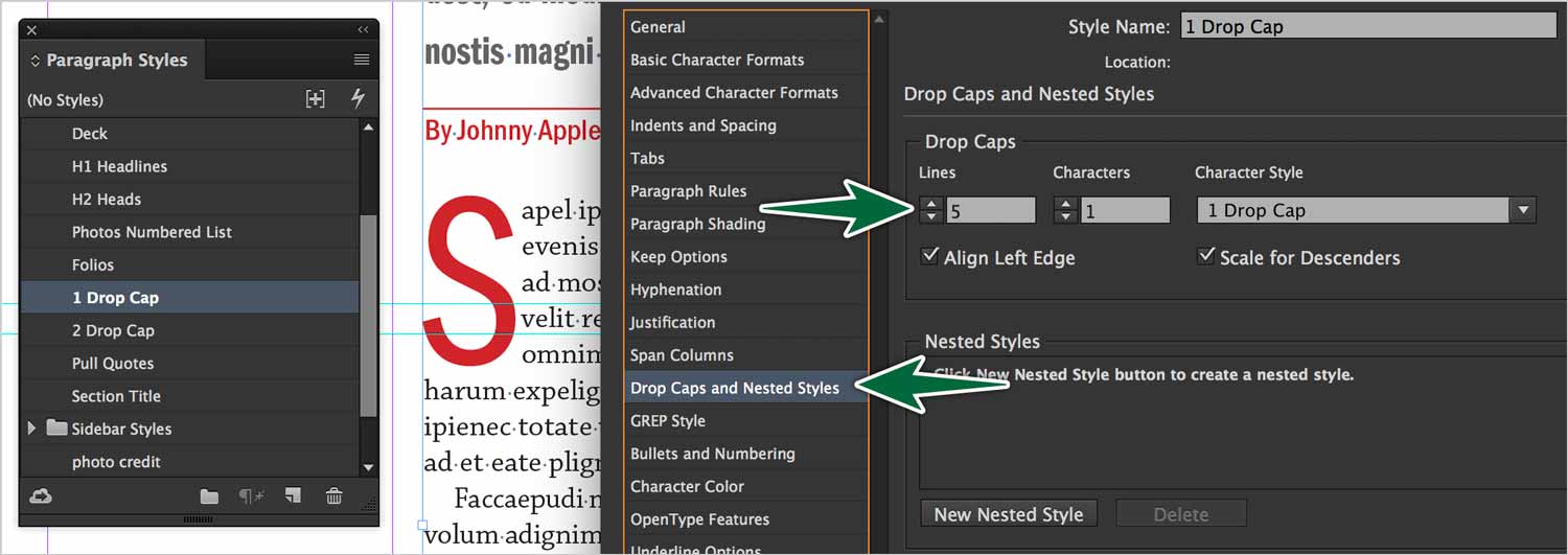 indesign-drop-caps-style