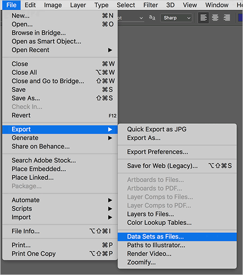 export-data-sets-command