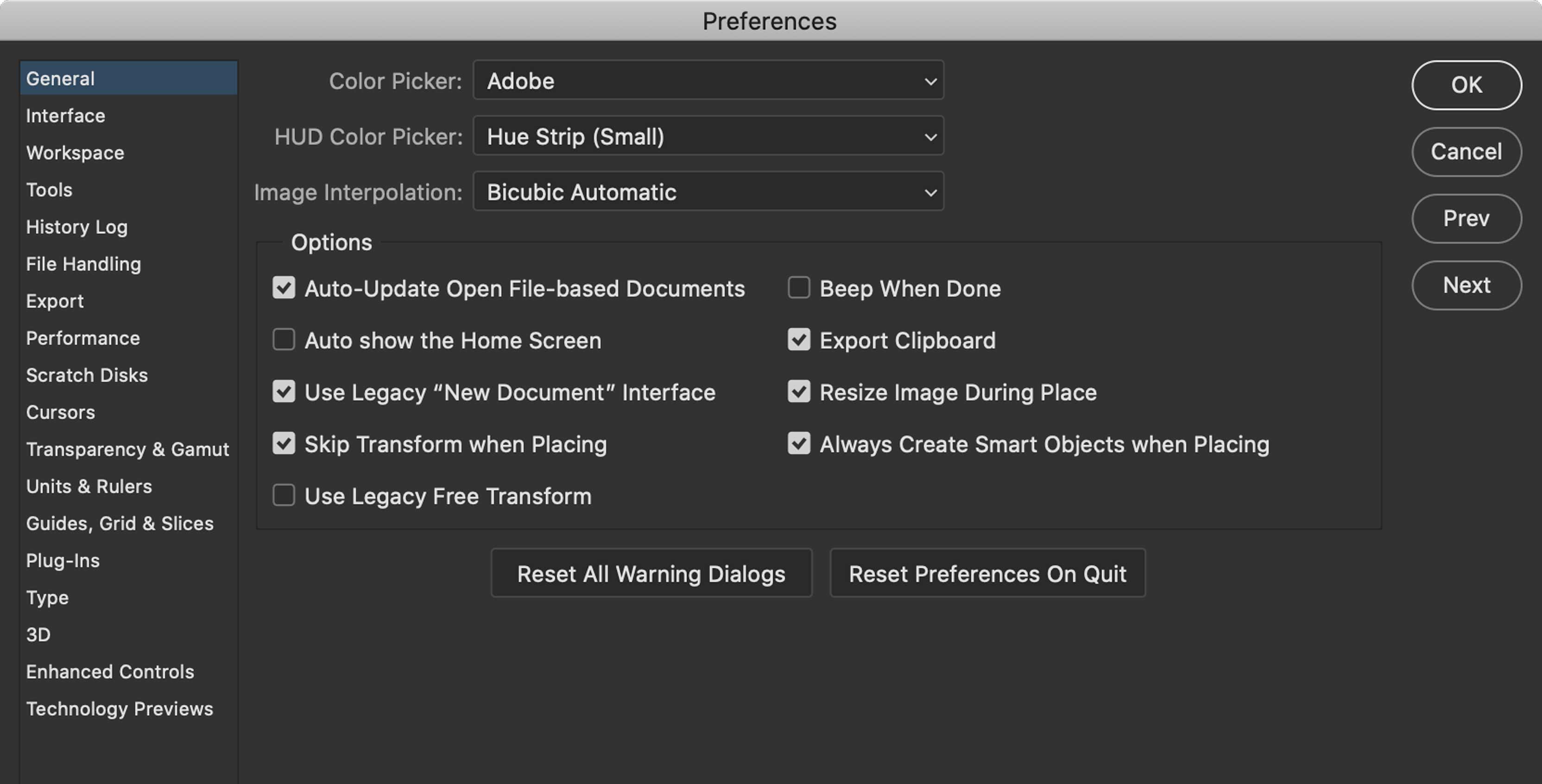 photoshop-setup-preferences